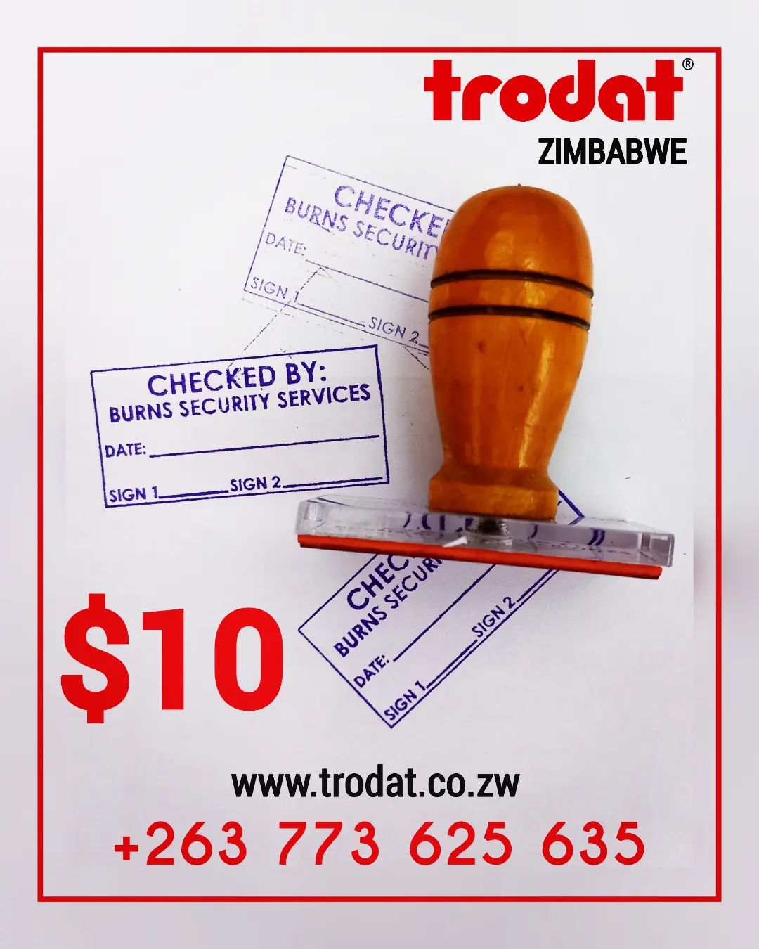 Affordable Security Stamps And Tobacco Sales Rubber Stamps